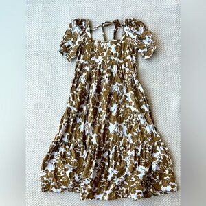 Anthropologie En Saison Floral Arabella Dress sz S